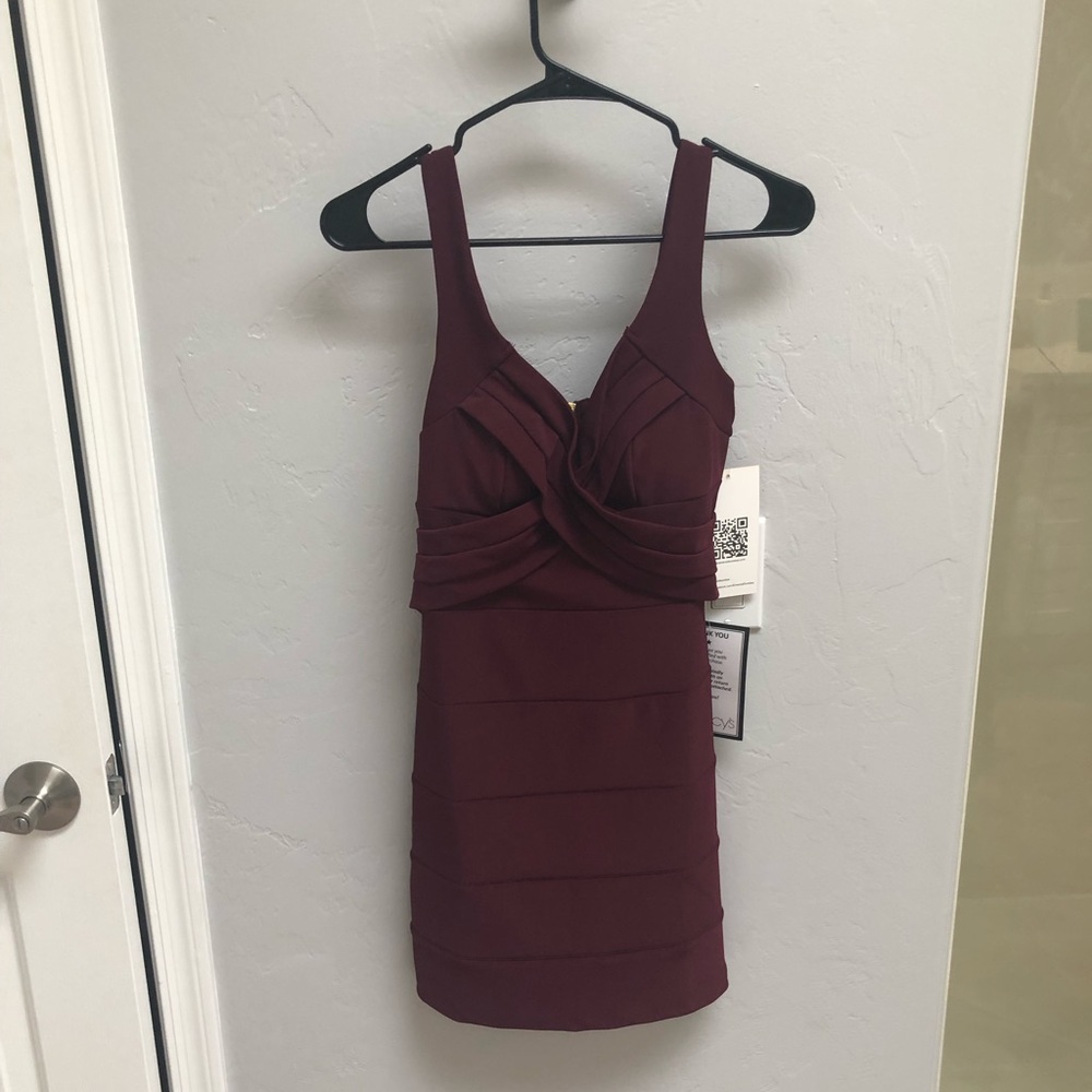 NWT Maroon Mini Dress